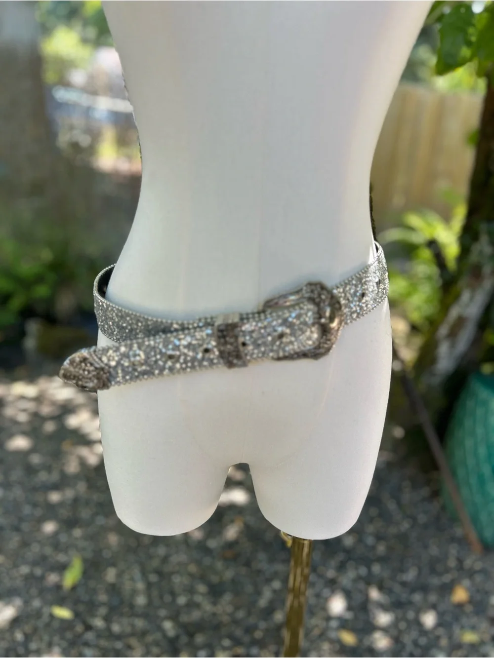 Sparkling Belt – Silver Belt Buckle